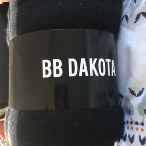 Poncho, black and grey